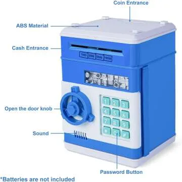 Refasy Electronic Piggy Bank for Kids - Savings Fun!