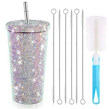 Stylish Bling Diamond Tumbler for Hot & Cold Drinks