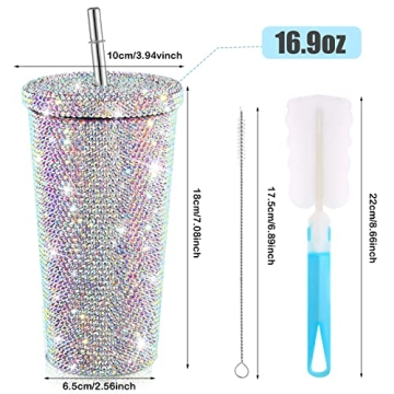 Stylish Bling Diamond Tumbler for Hot & Cold Drinks