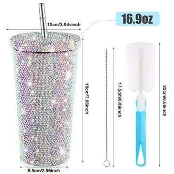 Stylish Bling Diamond Tumbler for Hot & Cold Drinks