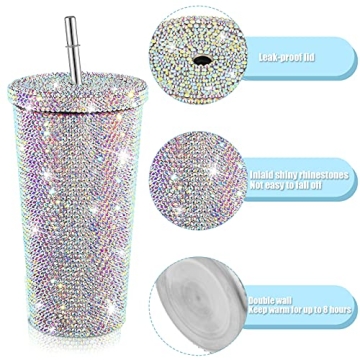 Stylish Bling Diamond Tumbler for Hot & Cold Drinks