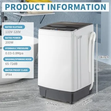 Winado Full Automatic Portable Washer and Dryer