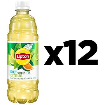 Lipton Diet Green Tea Citrus, Zero Calories & Sugar-Free