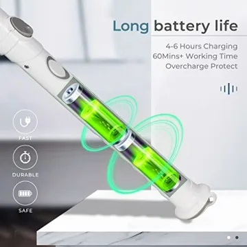 FRUITEAM Electric Cordless Spin Scrubber for Effortless Cleaning