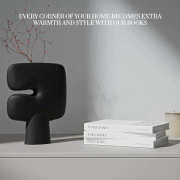 ELEMA Stylish Decorative Book Set for Home Decor