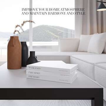 ELEMA Stylish Decorative Book Set for Home Decor