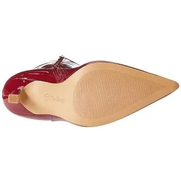 The Drop Women's Gemini Tall Heeled Boot Dark Red, 8