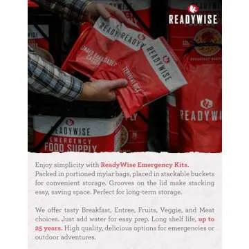 ReadyWise 64-Piece Emergency Survival Backpack