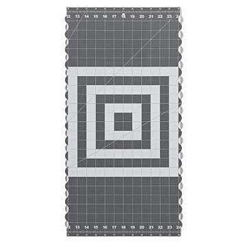 Fiskars 24" x 36" Folding Cutting Mat for Travel and Storage - Fabric and Sewing Craft Projects - Self-Healing Mat - Gray