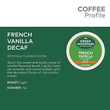 Enjoy Green Mountain French Vanilla Decaf Coffee 48 Count