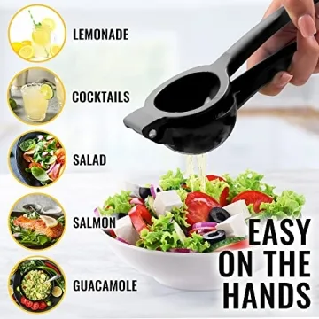 Zulay Metal Lemon Squeezer Manual Citrus Juicer