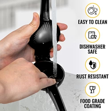 Zulay Metal Lemon Squeezer Manual Citrus Juicer