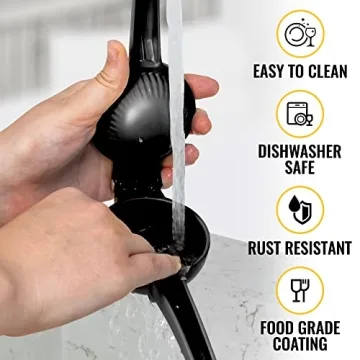 Zulay Metal Lemon Squeezer Manual Citrus Juicer