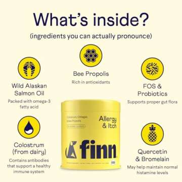 Finn Allergy & Itch Chews for Dogs - Allergy Relief & Support