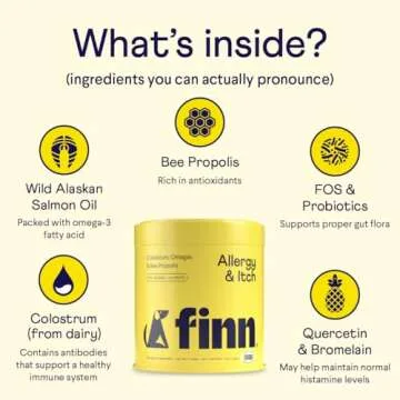 Finn Allergy & Itch Chews for Dogs - Allergy Relief & Support