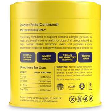 Finn Allergy & Itch Chews for Dogs - Allergy Relief & Support