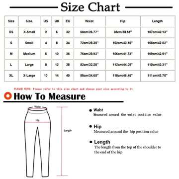 Pants for Women Casual High-waist Straight-leg Printed Color Block Denim Trousers 142