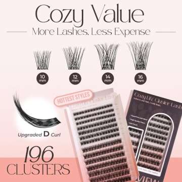 LASHVIEW Eyelash Clusters for Effortless Beauty