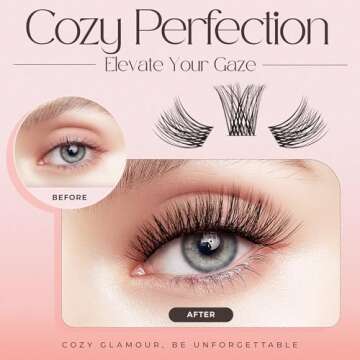 LASHVIEW Eyelash Clusters for Effortless Beauty