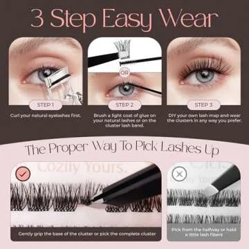 LASHVIEW Eyelash Clusters for Effortless Beauty