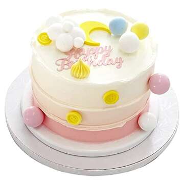 10 Inch Cake Drum - Premium White Cake Boards for Every Occasion