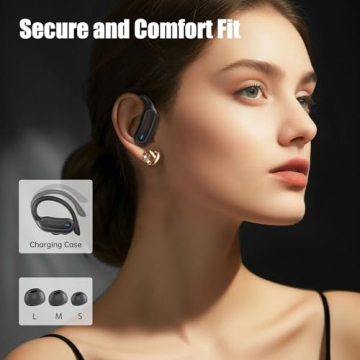 TRAUSI Wireless Earbuds with Bluetooth 5.4 and IPX7 Waterproof Design