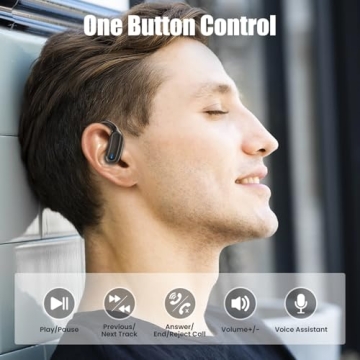 TRAUSI Wireless Earbuds with Bluetooth 5.4 and IPX7 Waterproof Design