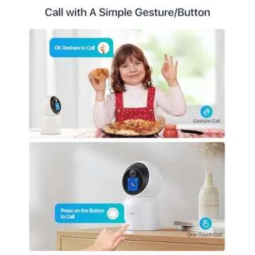 ZOSI 4K Pan/Tilt Smart Indoor Security Camera