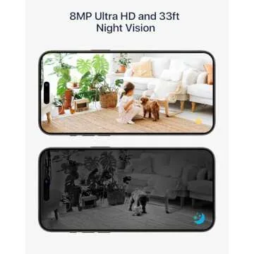 ZOSI 4K Pan/Tilt Smart Indoor Security Camera