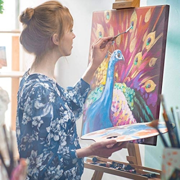 ARTEZA Metallic Acrylic Paint Set - 12 Vibrant Colors