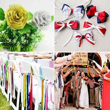 Vibrant 20 Color Satin Ribbon Set - Perfect for Crafts