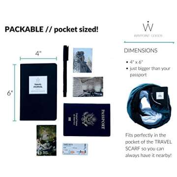 Waypoint Goods Prompted Travel Journal - Organize Your Trip