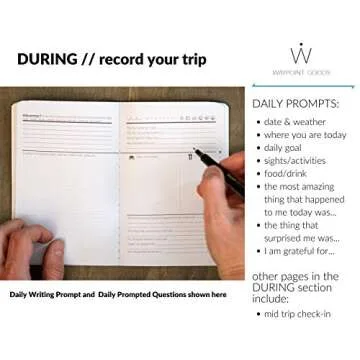 Waypoint Goods Prompted Travel Journal - Organize Your Trip