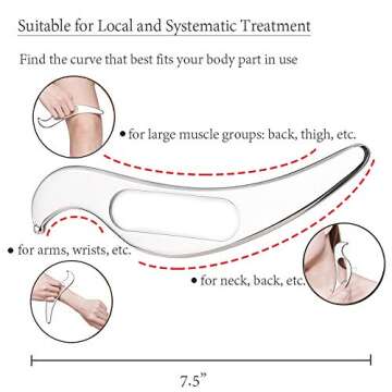 Premium Stainless Steel Guasha Tools for Muscle Therapy