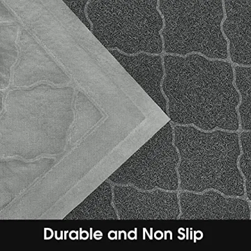 HOMEIDEAS Waterproof Non-Slip Door Mat for All Occasions