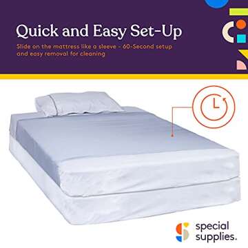 Special Supplies Sensory Bed Sheet for Kids Compression Alternative to Weighted Blankets - Breathabl...