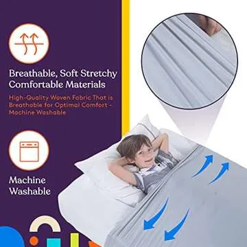 Comfortable Sensory Bed Sheet for Kids - Breathable & Adjustable