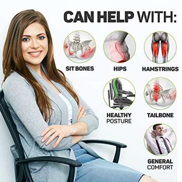 Aylio Socket Seat Cushion for Pain Relief and Comfort