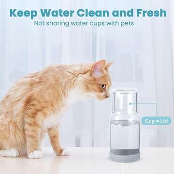 Wikapy Bedside Water Carafe and Glass Set, Night Bedside Carafe with Silicone Coaster, Water Carafe ...