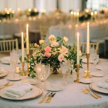 Jaoruizer Flameless Taper Candles - 24 Pcs LED Set