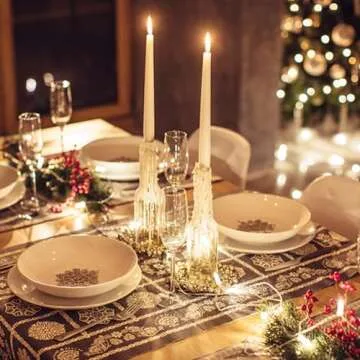 Jaoruizer Flameless Taper Candles - 24 Pcs LED Set