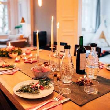 Jaoruizer Flameless Taper Candles - 24 Pcs LED Set