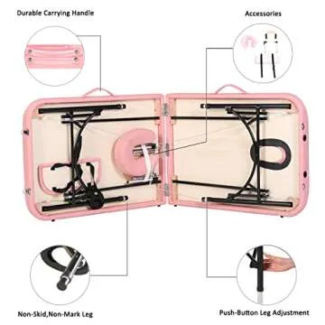 Artechworks 28" Portable Lightweight Massage Table