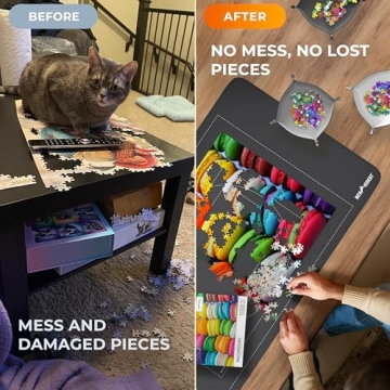 Newverest Jigsaw Puzzle Mat for Easy Puzzle Management