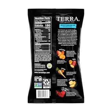 Terra Vegetable Chips, Mediterranean Garlic & Herbs Vegetable Chips, 6.8 Oz