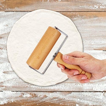 Watris Veiyi Small Wooden Rolling Pin for Effortless Baking