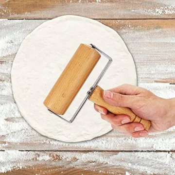 Watris Veiyi Small Wooden Rolling Pin for Effortless Baking
