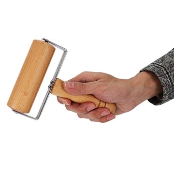 Watris Veiyi Small Wooden Rolling Pin for Effortless Baking