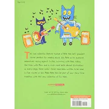 Pete the Cat: 5-Minute Stories - 12 Groovy Adventures for Kids