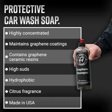 Adam's Graphene Car Wash Shampoo - Powerful Cleaner & Protection